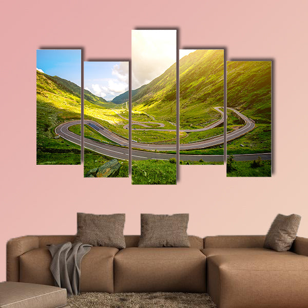 Landscape from the Fagaras Mountains multi panel canvas wall art