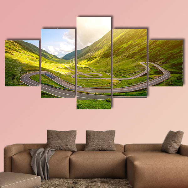 Landscape from the Fagaras Mountains multi panel canvas wall art