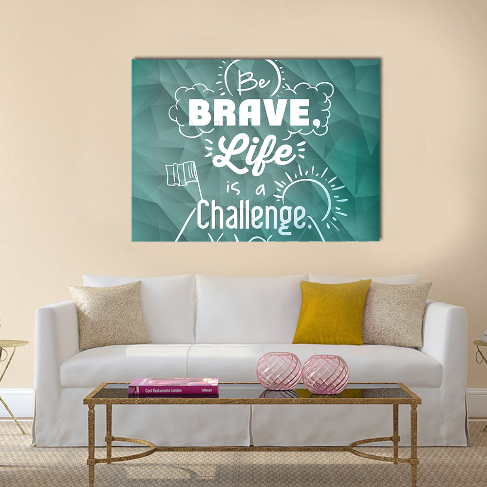 encourage quotes design Multi Panel Canvas Wall Art