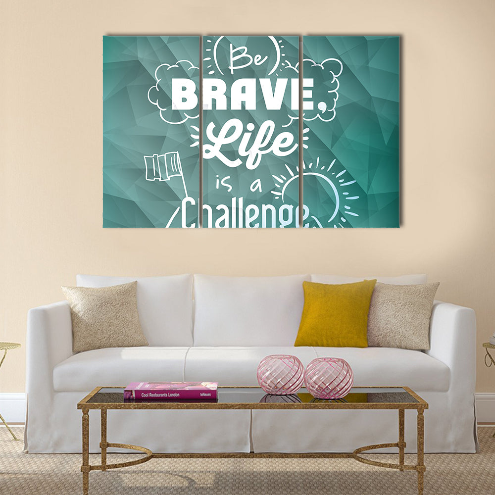 encourage quotes design Multi Panel Canvas Wall Art