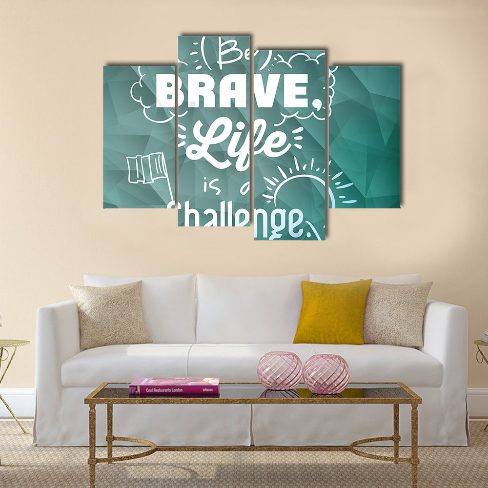 encourage quotes design Multi Panel Canvas Wall Art