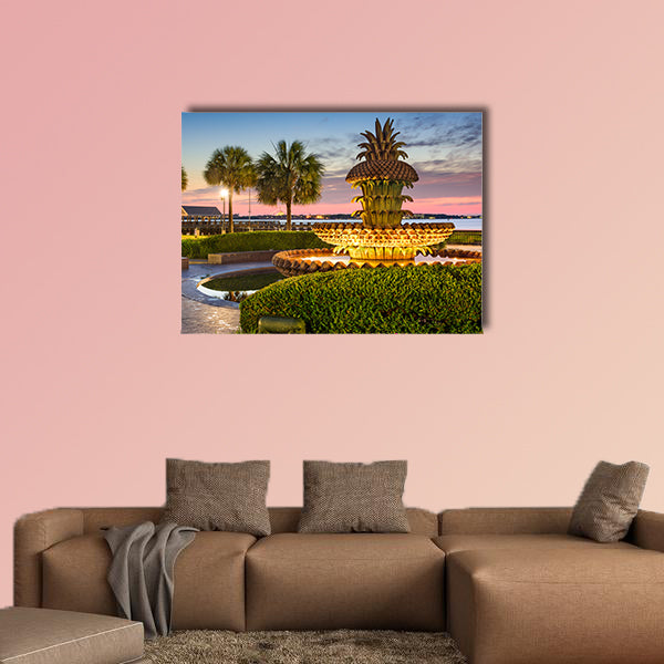 Charleston, South Carolina, USA at Waterfront Park multi panel canvas wall art