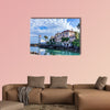 Santa Marta Lighthouse and Museum in Cascais, Portugal multi panel canvas wall art