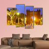 Arco de Triunfo in evening. Catalonia, Spain Multi panel canvas wall art