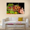 Vegetable, Food, Healthy Eating Multi panel canvas wall art