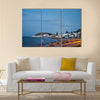 Evening view to the beach in gammarth Tunisia Multi panel canvas wall art