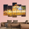 Night view of the Temple of the Buddha Tooth with lights, Kandy, Sri Lanka, Asia multi panel canvas wall art