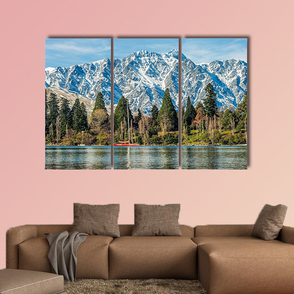 Panoramic view of Queenstown, queenstown adventure capital of the world, wall art