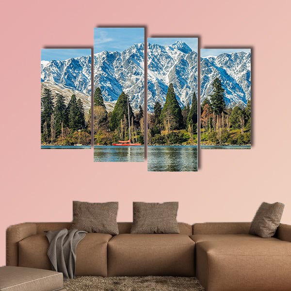 Panoramic view of Queenstown, queenstown adventure capital of the world, wall art