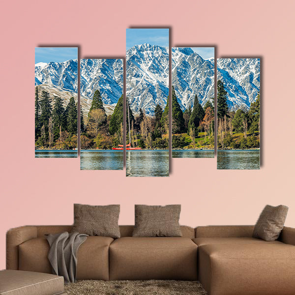 Panoramic view of Queenstown, queenstown adventure capital of the world, wall art