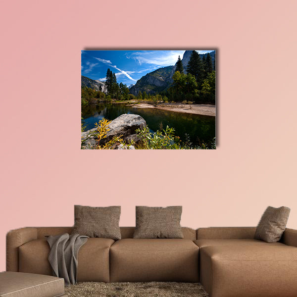 A quiet river in Yosemite Valley, Yosemite National Park, USA wall art