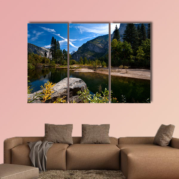 A quiet river in Yosemite Valley, Yosemite National Park, USA wall art