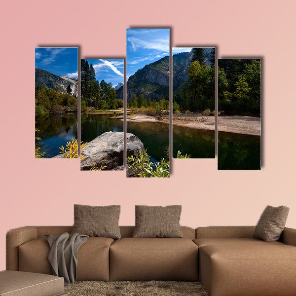 A quiet river in Yosemite Valley, Yosemite National Park, USA wall art