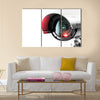 Security CCTV camera in office building Multi panel canvas wall art