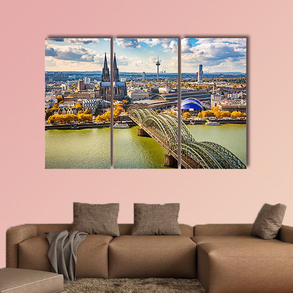 Cologne/Köln, Germany multi panel canvas wall art