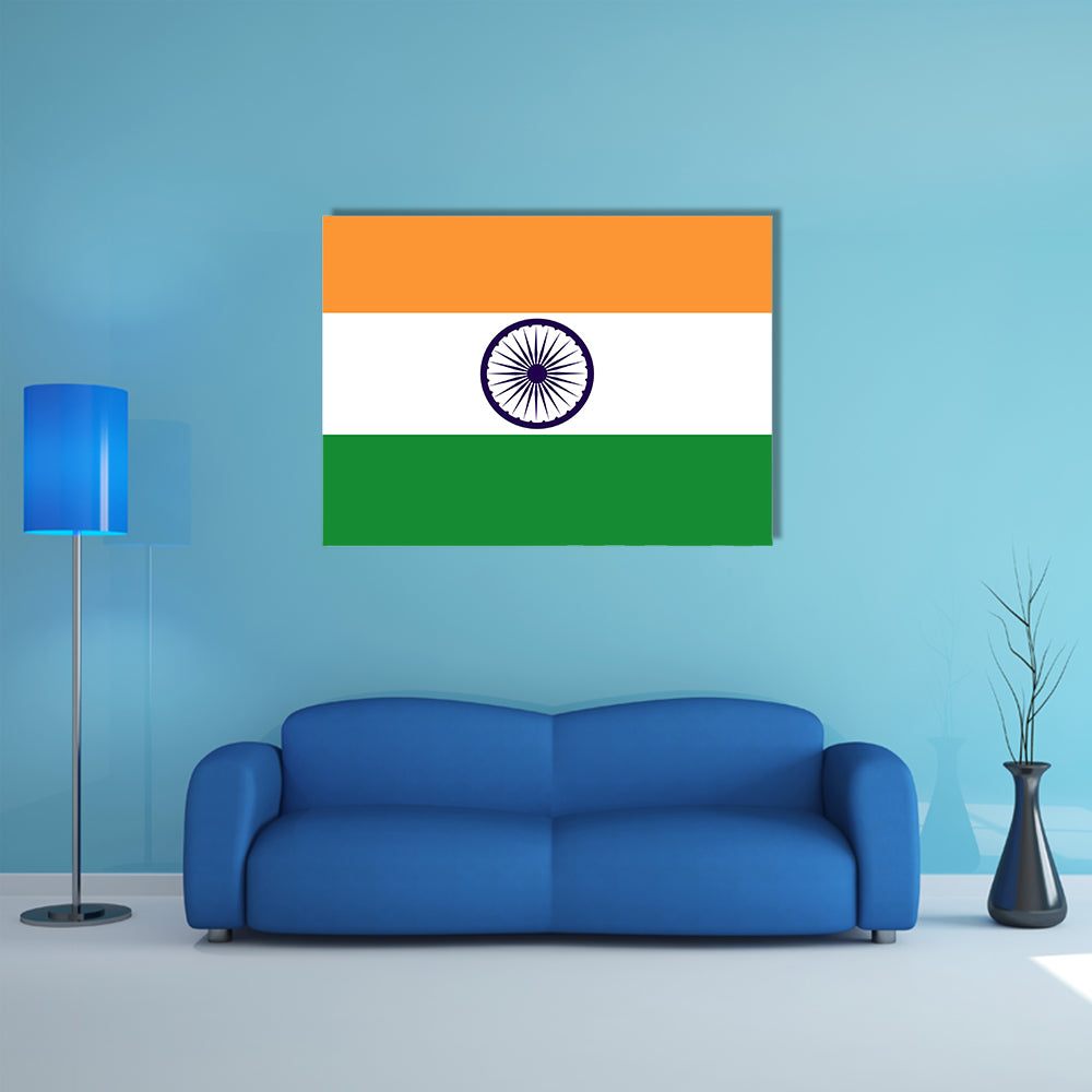Flag of India original Multi panel canvas wall art