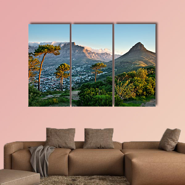 Signal Hill, Cape Town, South Africa multi panel canvas wall art