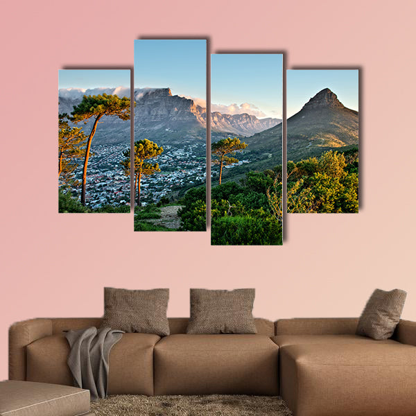Signal Hill, Cape Town, South Africa multi panel canvas wall art
