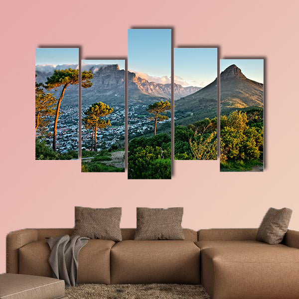 Signal Hill, Cape Town, South Africa multi panel canvas wall art
