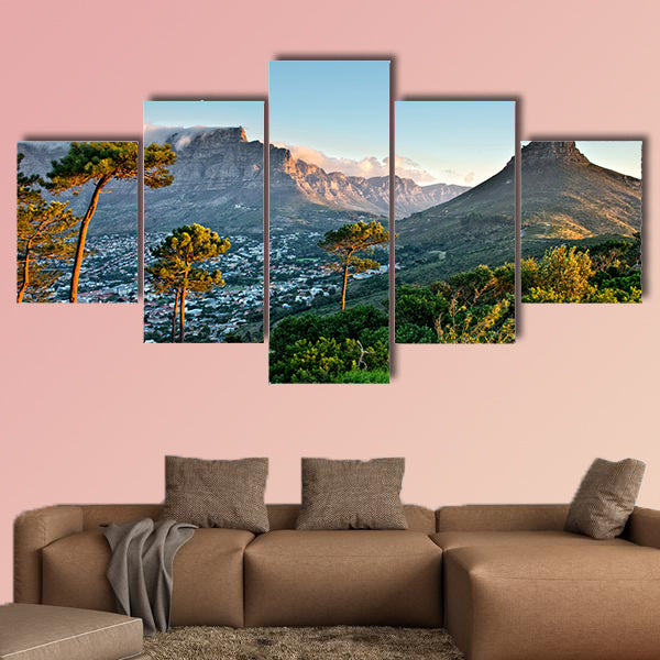 Signal Hill, Cape Town, South Africa multi panel canvas wall art