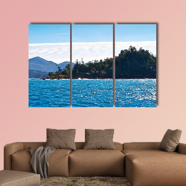Beautiful Island in Whitsunday Australia multi panel canvas wall art