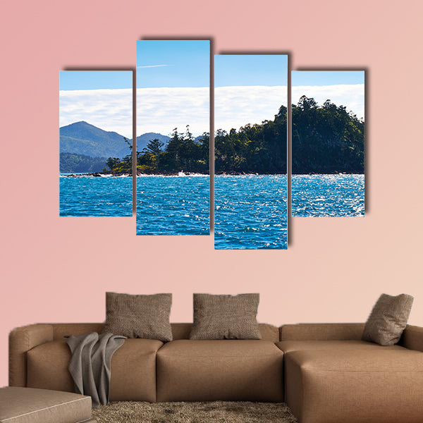 Beautiful Island in Whitsunday Australia multi panel canvas wall art