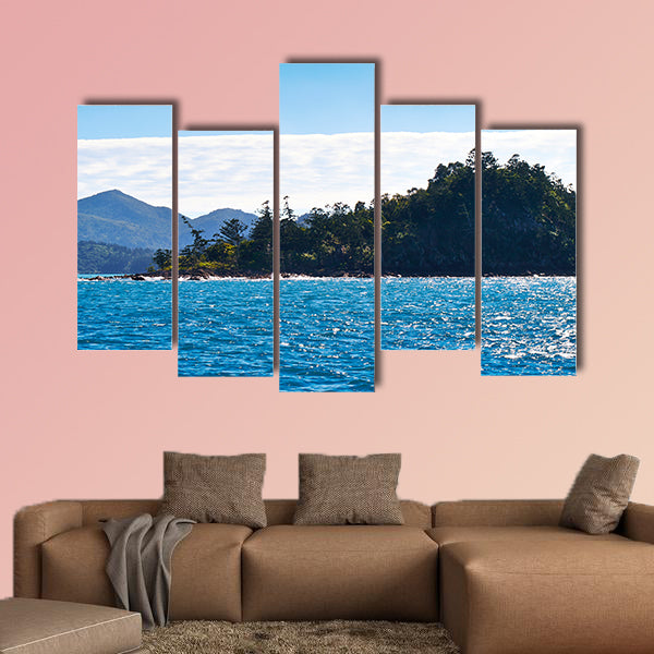 Beautiful Island in Whitsunday Australia multi panel canvas wall art