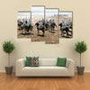 Fantasia on the beach of Essaouira Multi panel canvas wall art