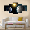 Earth and Kepler Multi Panel Canvas Wall Art