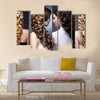 Wedding Hairstyles Beautiful Girls Beauty Hair Photo Taken in the Studio Multi Panel Canvas Wall Art