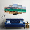 South of the Dead Sea in September Multi panel canvas wall art