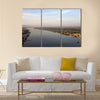 The River Nile Aerial Elevated View from the Air Multi panel canvas wall art