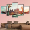 Big Ben seen from Westminster Bridge, London multi panel canvas wall art