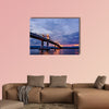 Magic Hour Bridge in Cebu City, Philippines multi panel canvas wall art