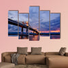 Magic Hour Bridge in Cebu City, Philippines multi panel canvas wall art