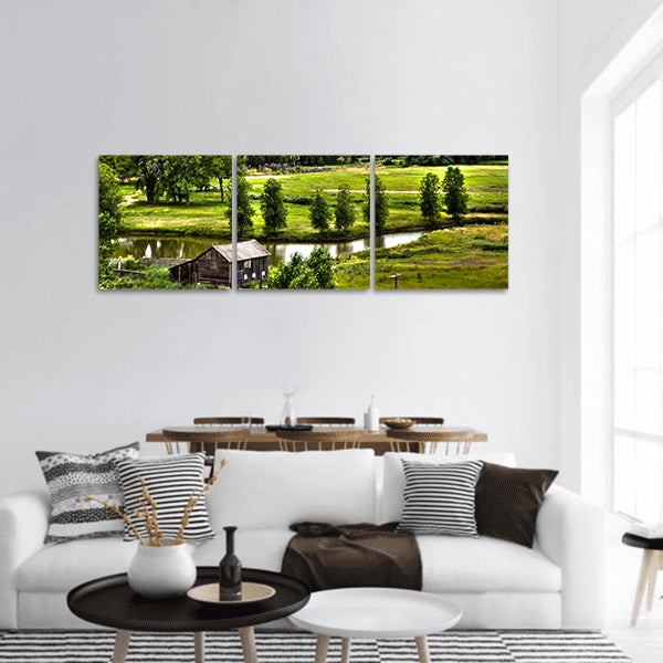 Historic family homestead from northern Colorado Panoramic Canvas Wall Art
