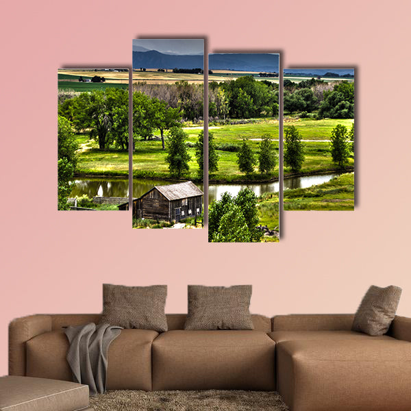 Historic family homestead from northern Colorado multi panel canvas wall art