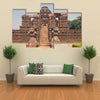 An Old Hindu Temple And Its Steps At Konark Orissa India Multi Panel Canvas Wall Art