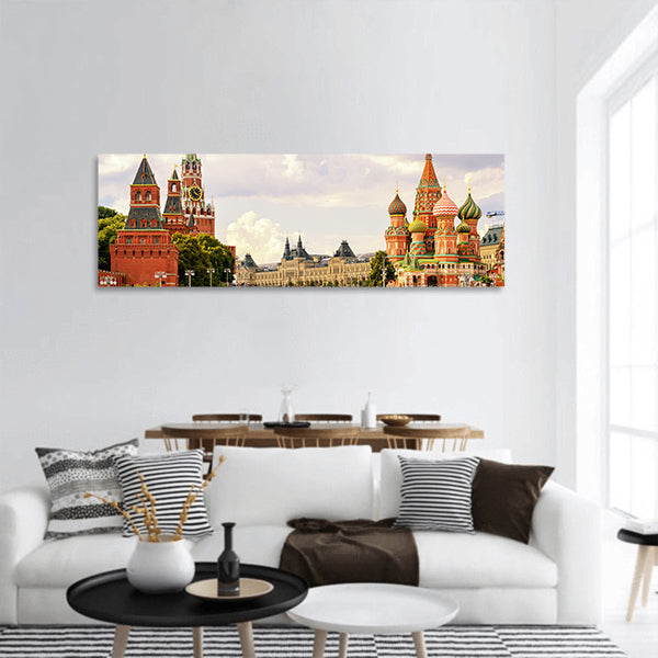 Kremlin and Cathedral panoramic canvas wall art