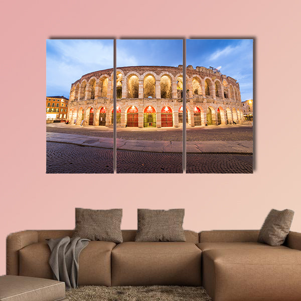  Verona amphitheatre, completed in 30AD, multi panel canvas wall art