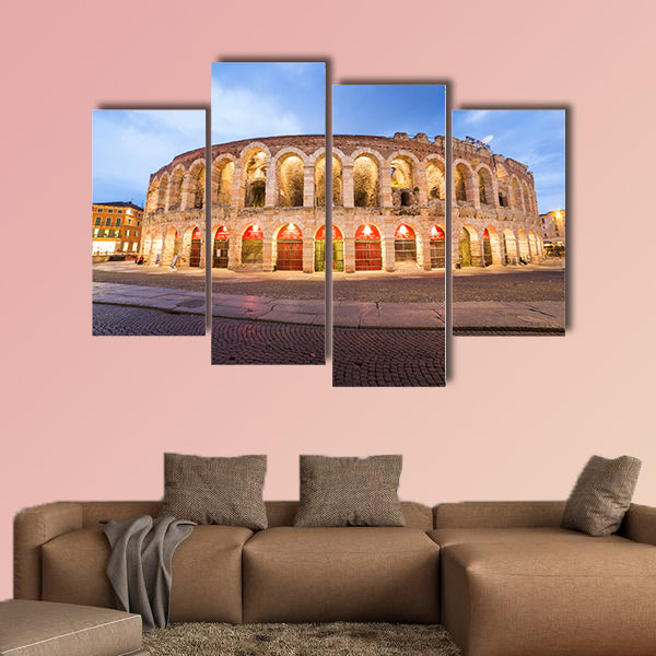  Verona amphitheatre, completed in 30AD, multi panel canvas wall art