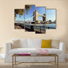 Tower Bridge in London, UK Multi panel canvas wall art