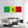 Flag of Senegal panoramic canvas wall art