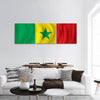 Flag of Senegal panoramic canvas wall art