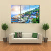 Haedong Yonggungsa Temple and Haeundae Sea in Busan, South Korea Multi panel canvas wall art