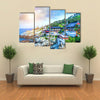 Haedong Yonggungsa Temple and Haeundae Sea in Busan, South Korea Multi panel canvas wall art