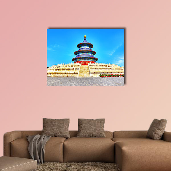 Wonderful and amazing temple in Beijing, China multi panel canvas wall art