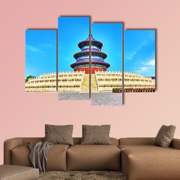 Wonderful and amazing temple in Beijing, China multi panel canvas wall art