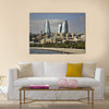 Seafront in Baku Azerbaijan Multi panel canvas wall art