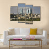 Seafront in Baku Azerbaijan Multi panel canvas wall art